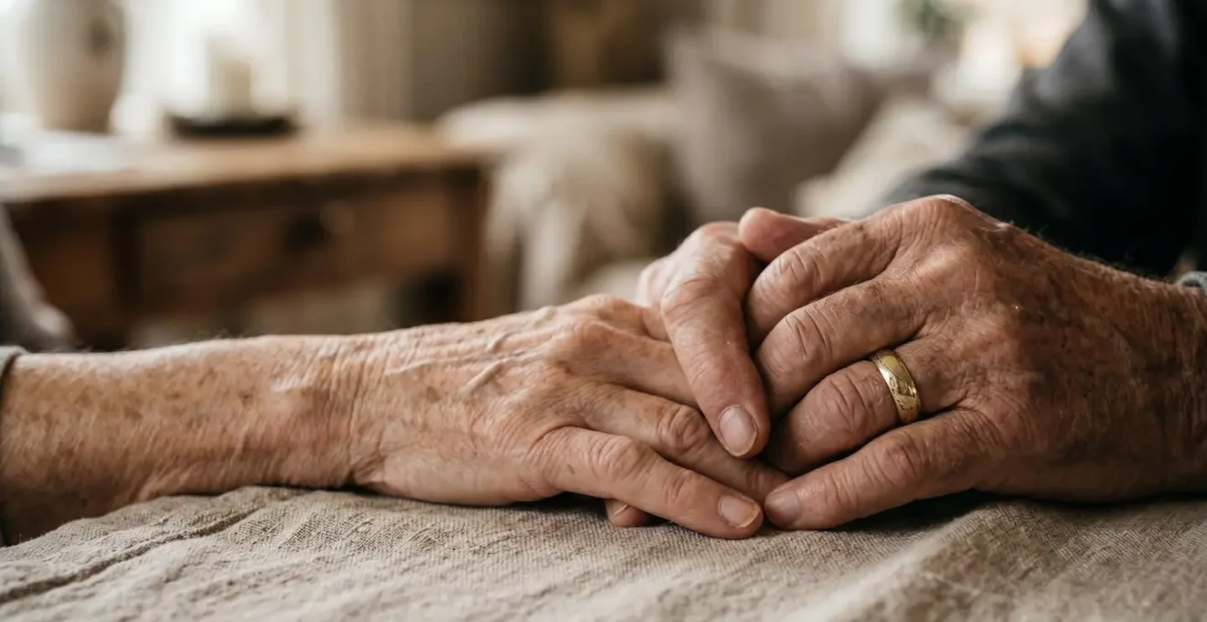 Concept visuel représentant la protection financière d'un couple à travers la réversion de rente viagère