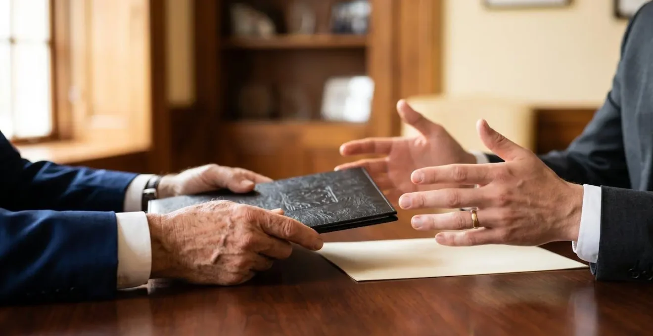 Scène de négociation et relation client de longue durée avec assureur