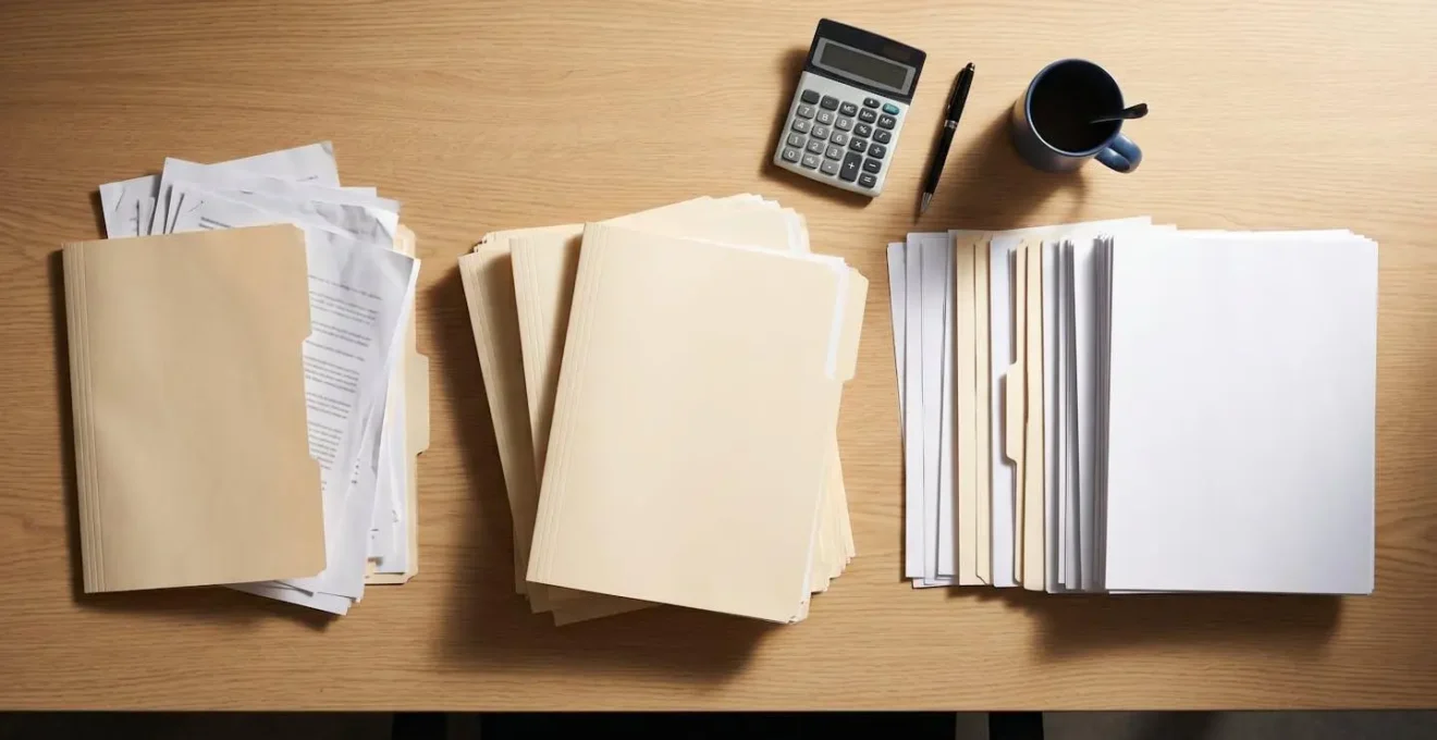 Documents de négociation et plan de paiement sur un bureau organisé